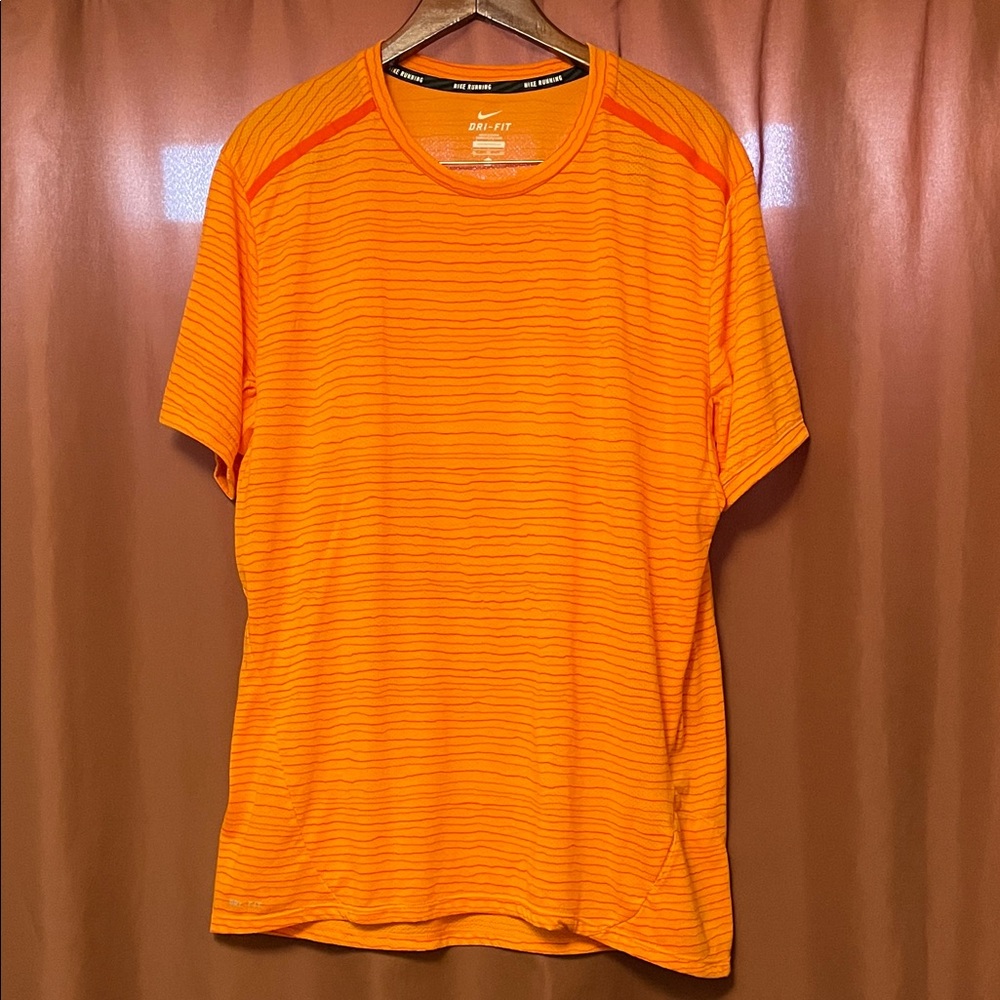 Nike Men's Bright Orange Dri-FIT Tee